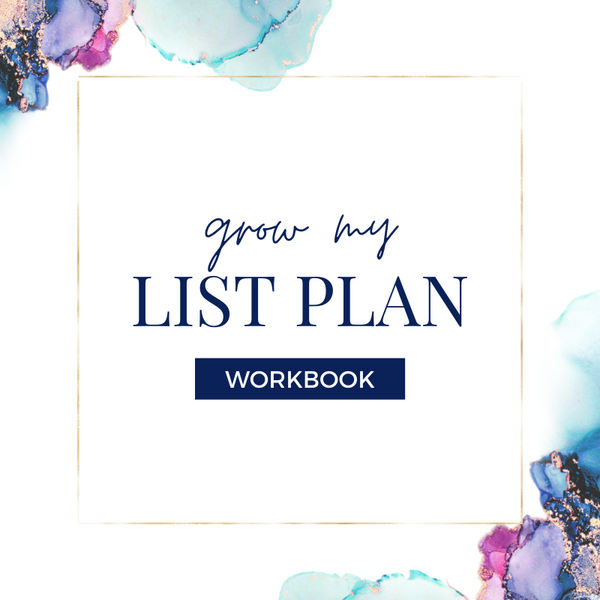 Grow My List Plan Workbook
