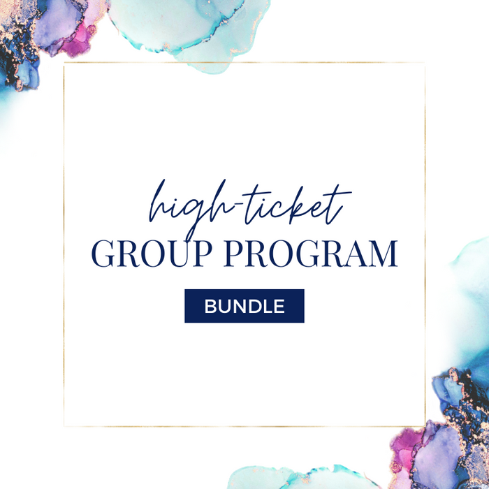 High-Ticket Group Program Bundle